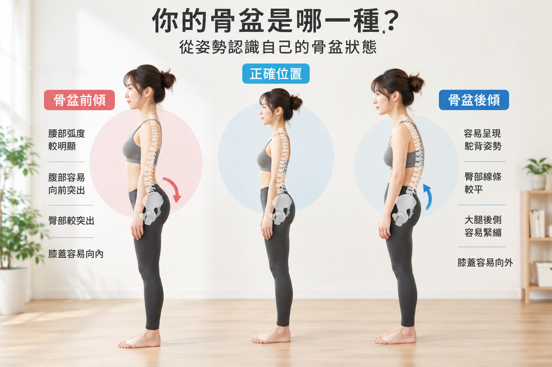 你的骨盆是前傾還是後傾？從日常姿勢認識自己的骨盆狀態　健康專欄 Vol.01